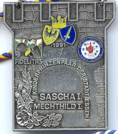 Kinderprinzenpaarorden Sascha I. & Mechthild I., 1991